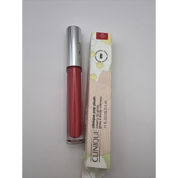 Clinique Pop Plush Creamy Lip Gloss in 05 Rosewater Pop Full Size New in Box - Picture 1 of 6